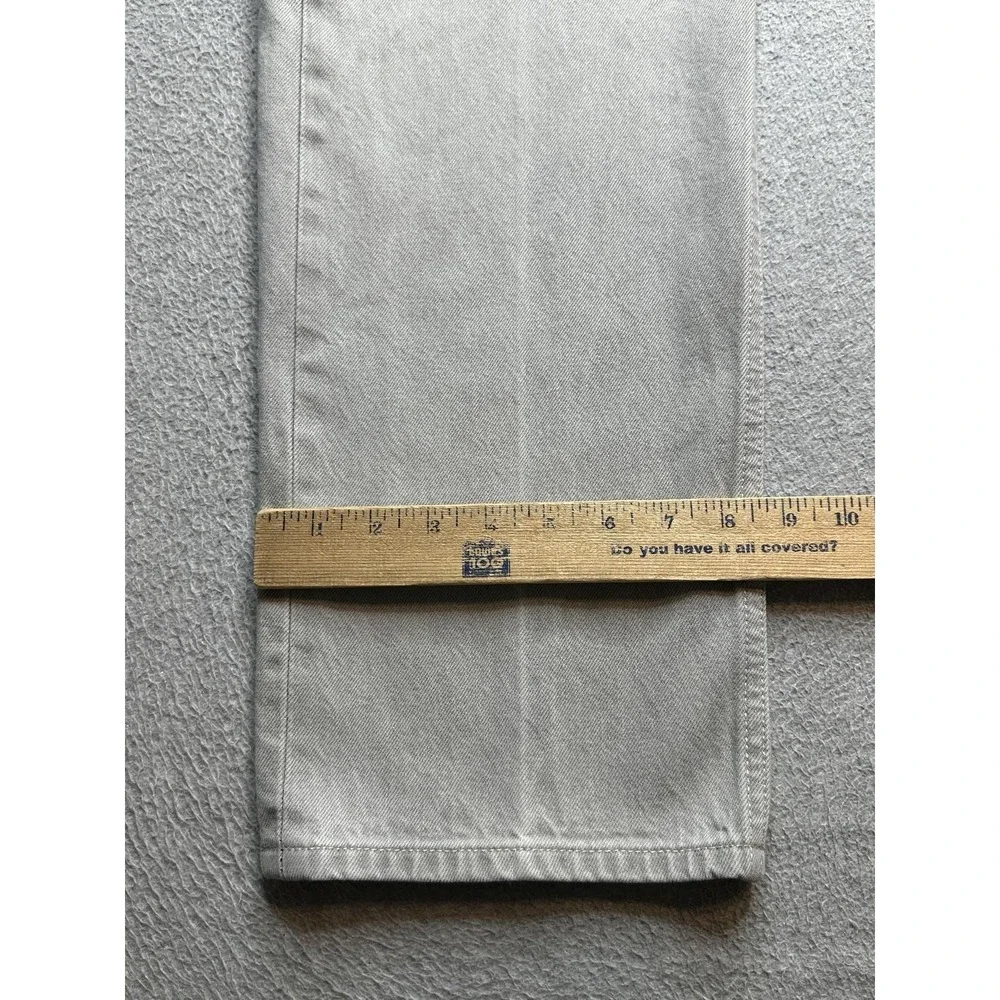 Vintage Levi's 501 Jeans Mens 38x32 (35x29) Gray Straight Leg Button Fly Denim